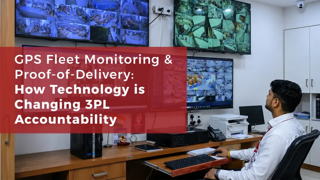 GPS fleet monitoring and digital proof of delivery in 3PL logistics