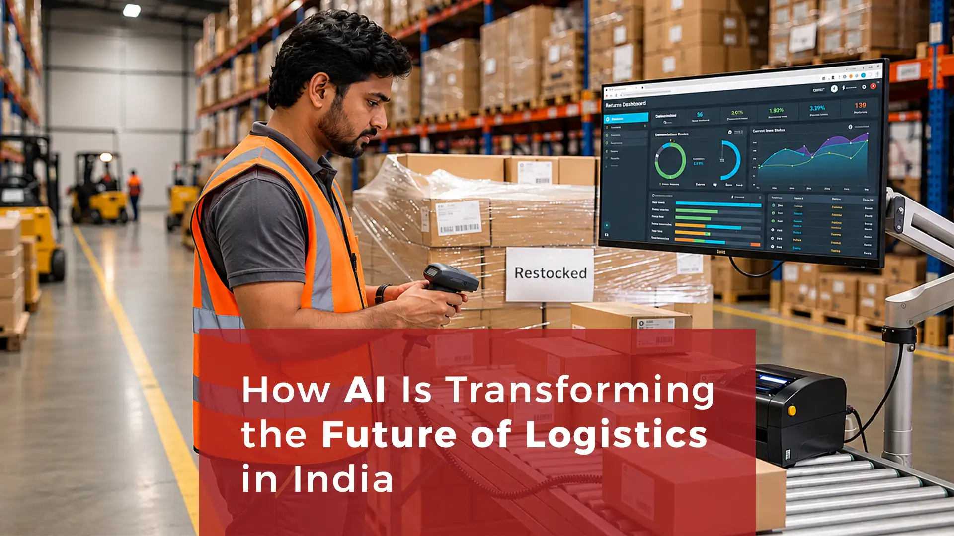 AI in logistics in India for route optimisation, smart warehousing, and proof of delivery